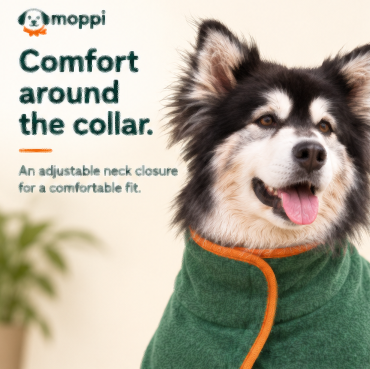 Moppi DryWrap — Dog Drying Robe